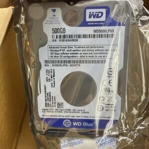 WESTERN DIGITAL 500GB 2.5" SATA 5400RPM LAPTOP PC HD HARD DRIVE WD5000LPVX NEW